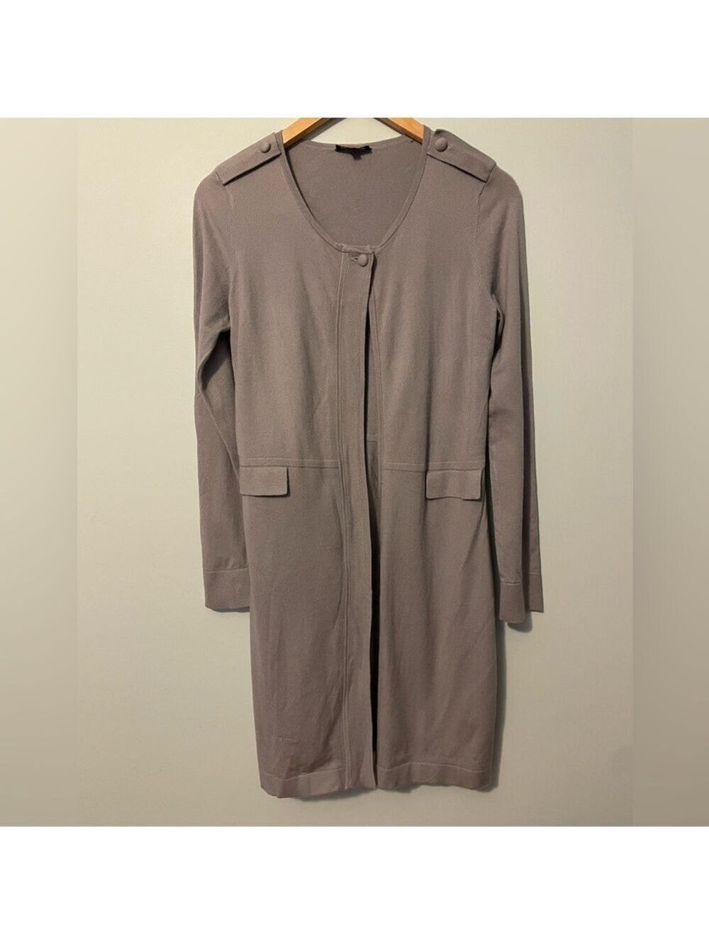 Claudia Strater Amsterdam Long Zipper Up Sweater Grey
